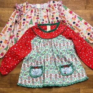 Matilda Jane Top Bundle Christmas Holiday Long Sleeve Tops Size 6